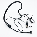 Replacement Headset Headworn Microphone for Sennheiser SK-XSW-A Bodypack Transmitter, Unidirectional, Black
