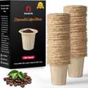 Fanativita Disposable Coffee Filters for My K-Cup, K-Carafe, Cuisinart SS-RFC and Other Large Reusable Filter Cups (Unbleached 100 Count)