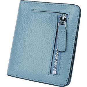 Small Leather Wallet for Women, Ladies Credit Card Holder RFID Blocking Women's Mini Bifold Pocket Purse