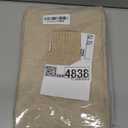 DULLEMELO Collapsible Fabric Storage Bins - Set of 2, 11.8x7.9x5.1 Inch, White & Khaki