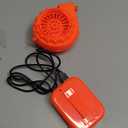 Mini Blower Fan for Dinosaur Costume Inflatable Game Clothing Suits Halloween Cosplay Party Supplies, Orange