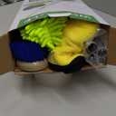 Wontolf 62'' Car Wash Brush with Long Handle Chenille Microfiber Car Wash Mop Mitt Kit Car Detailing Brush Cleaning Kit Window Squeegee Car Duster Drying Towels Tire Brush for Cars RV Truck Boat (Green)