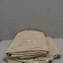 jinchan Sheer Curtains for Bedroom 84 Inch Length Leaf Embroidered Semi Sheers for Living Room Botanical Embroidery Voile Transparent Grommet Window Treatments Taupe 2 Panels