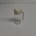 YARRAMATE 16oz/470ml Glass Olive Oil Sprayer for Cooking with Stickers, 2 in 1 Oil Dispenser for Kitchen Gadgets, Food Grade Premium Spray Bottle for Salad, Frying, BBQ (Creamy White)