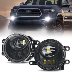 LED Fog Lights Compatible with 2016-2022 Tacoma, 2014-2022 4Runner, 2014-2019 Tundra,2007-2014 Camry Truck Accessories Fog Lamps Assembly Driver and Passenger Side-Black