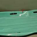Retrospec Retrorider Plastic Snow Sled Toboggan Style with Pull Rope, Cold-Resistant Coating, and Hard Bottom for Smooth Downhill Rides Available for Kids and Adults, Size: 35"