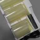 Lezonic Rechargeable Flickering Flameless Candles Battery Operated with Remote and Timer, Pack of 3(D 3'' X H 4''5''6'') Long Lasting Ivory White Real Wax LED USB Pillar Candles