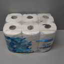 Amazon Brand - Presto! 2-Ply Ultra-Soft Toilet Paper, 12 Family Mega Rolls = 60 Regular Rolls, Unscented, 313 Sheets Per Roll