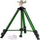 Keten Impact Sprinkler on Tripod Base, Tripod Sprinklers with 360 Degree Large Area Coverage, Extra Tall Heavy Duty Water Sprinklers for Yard/Lawn/Garden
