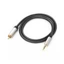 Digital Coaxial Audio Video Cable HDTV Stereo Spdif RCA Coaxial to 3.5mm Male Jack Plug Line for Stereo Receiver Speakers Projector 1.5 Meter