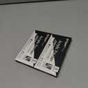 2 x EBOT Acrylic Paint Pen White Black, 6 Pack Black Paint Markers for Rock Wood Fabric Plastic Leather Glass Stone Metal Canvas,Water-Based Acrylic Paint Sets