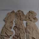 NORTHERN BROTHERS Dining Room Chair Covers Set of 6, Removable Washable Chair Covers for Dining Chairs Stretch Parson Chair Slipcover, Khaki