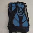 Snorkeling Gear for Adults Men Women,4 in 1 Snorkel Set with Panoramic View Diving Mask Anti-Fog Anti-Leak,Dry Top Snorkel,Fins and Travel Bag for Swimming,Snorkeling and Travel Diving (Blue)