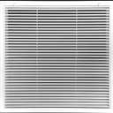 22" X 22" Aluminum Return Filter Grille - Easy Airflow - Linear Bar Grilles [Outer Dimensions: 24.5w X 24.5h]