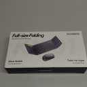 Foldable Keyboard and Mouse, Samsers Folding Bluetooth Keyboard Combo, 2.4G + BT5.0 x 2, Full-Size Portable Travel Keyboard & USB-C Rechargeable Wireless Mouse for iOS Android Windows Mac OS