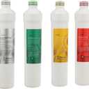 Watts Premier RO Pure Plus 4-Pack Filtration Kit for 4 Stage Pure Plus/Zero Pure Plus Reverse Osmosis System, Push Button Water Filter Replacement, Sediment Filter, Carbon Pre-Filter, VOC, Membrane