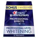 Crest 3D Whitestrips Professional Effects – Teeth Whitening Kit, 22 Treatments (20 + 2 Bonus), Each with 1 Upper/1Lower, 44 Strips – Crest 3DWhite Teeth Whitening Strips