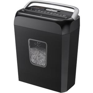 Bonsaii 6-Sheet Cross Cut Paper Shredder for Home, 3.4 Gal Bin