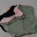 Women's High Waisted Underwear Slightly Tummy Control Cotton Panties Full Coverage Postpartum Briefs 4 Pack (Medium, Multicolor)