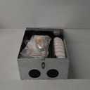 Automatic Chicken Feeder No Waste, 35lb 8 Ports Large Galvanized Metal Chicken Feeders Rodent Proof with Locking Lid and Upgraded Stands for Hen Coop