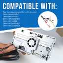 RCA Harness Compatible with Pio-neer DMH-W4600NEX DMH-W4660NEX DMH-WT7600NEX DMH-WT76NEX DMH-WT8600NEX DMH-WC6600NEX
