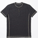 Dokotoo Men Men's Men's Henley Shirts Long Sleeve Casual Classic Tee Cotton Button Up Henley T-Shirts Black Small
