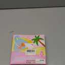 Tagitary Beach Toys Kids Beach Bag Tote with Drawstring, Pink Blue Mesh Bag Travel Beach Essentials for Kids Swim Pool Gym Bag Camping Accessories Toys Storage Lightweight Foldable Birthday Gifts