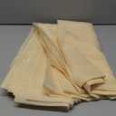 MIULEE Butter Cream Sheer Curtains 72 Inches Long, 4 Panels Set, Rod Pocket Voile Drapes Light Filtering and Semi Transparent, Elegant Window Treatments for Bedroom Living Room,42 x 72 Inches