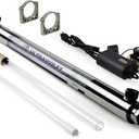 iSpring UVF55FS Whole House UV Water Filter with Smart Flow Sensor Switch, 55W, 12 GPM