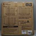 Baby Gate No Drilling, 29"-40" Auto Close Dog Gate Indoor for Doorways & Stairs, Pressure Mounted Adjustable Pet Gate, Easy Walk Through Child Gate for Children & Pets Stroller Friendly, White (29-40"Wide, 28"Tall)