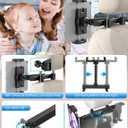 bokilino Tablet Holder for Car Headrest, [3 in 1 Adjustable Extension Arm] iPad Car Mount for Back Seat, Road Trip Essentials for Kids, for 4.7-12.9" Like iPad Pro, Air, Mini, Galaxy, Fire HD Tablet