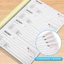 5 x 6-Pack Large Cash & Rent Receipt Books, Better Office Products, 2-Part Carbonless (White/Canary Yellow), 7-5/8" x 10-3/4", 200 Sets per Book, 1200 Total Sets
