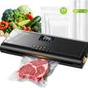 Updated Patented Food Preserver Vacuum Sealer Fully Automatic Heat Sealer Machine, Multi-Functional Food sealer Machine Food Bag Sealer with 20ft Bags 30 Vacuum Bags