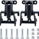 2PCS Gladhand Holder, Dazakoot Gladhand Bracket with Bolts and Nuts, Single Plugs and 2 Gladhand Holder for Semi Truck,Air Brake Coiled and Electric Power Cable Organizer Bracket w/Mounting Kit