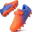 Hanani Boys Soccer Cleats Kids Girls FG/AG Soccer Athletics Sport Shoes Training Shoes Running Shoes Teenager Indoor Outdoor Football Shoes Sneakers for Unisex, Size 33