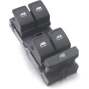 RuiWen VWWS018 Power Window Switch Compatible with VW Golf GTI 2013-2024, Jetta 2020-2024, TI.GUAN 2017-2024, ARTEON 2017-2024, Polo 2018-2024, Atlas 2020-2023, e-Golf 2014-2021