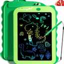 LCD Writing Tablet for Kids, Colorful Toddlers Toys Drawing Board, Educational Kid Toys, Doodle Pad Dinosaur Toy for 3 4 5 6 7 8 Year Old Boys Girls Birthday Party Christmas Gifts,8.5inch (Green)