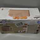 bella 4 Slice Slim Toaster, Fits-anywhere™ Kitchenware, 6 Setting Shade Control with Reheat & Cancel Buttons, Fits Sourdough, 10” Long Slot, Anti Jam & Auto Shutoff, 900 Watt, Blossom