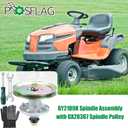 GY21098 Spindle Assembly Greased with GX20367 Pulley Replaces AUC15811 Mower Deck Drive Spindle, GY20454, GY20962, UC23728 for John Deere 42 inch D110 D130 D105 LA115 D125 LA105 E100 E130 Deck