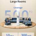 JRD Humidifier Large Room 8L/ 2.1Gal, Ultrasonic Cool Mist for Bedroom, Quiet Humidifier with Remote Control, 10 Mist Modes, 24H Timer, Night Light, AI Mode, 40H Run for Home Office Baby Pets Plants
