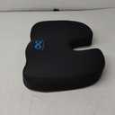 Everlasting Comfort Doctor Recommended Memory Foam Seat Cushion for Office Chairs & Car Seat - Ergonomic Office Desk Accessories for Tailbone Pain Relief, Sciatica & Back Support (Black Cooling)