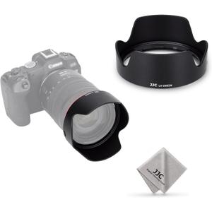 JJC EW-83N Reversible Lens Hood Shade for Canon RF 24-105mm F4L is USM Lens Replace EW-83N Lens Hood, Compatible with 77mm Filters and 77mm Lens Cap