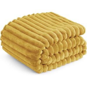 Bedsure GentleSoft Honey Fleece Blanket for Couch - Cozy Soft Blankets for Women, Cute Small Throws for Girls, 60x80 Inches