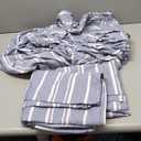 Full Size 4 Piece Sheet Set - Comfy Breathable & Cooling Bed Sheets Set - Hotel Luxury Bedding for Women, Men, Kids, Teens, Boys & Girls - Deep Pockets, Soft, Wrinkle Free - Oeko-Tex - Blue Stripes 3