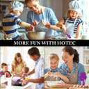 HOTEC 600 Heat Resistant BPA-Free Silicone Rubber Spatula Set for Baking, Cooking, and Mixing Non Stick Dishwasher Safe, Purple Set of 5