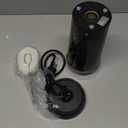 Maestri House Milk Frother, 3-in-1 Hot & Cold Mik Frothing Steamer, 8.12OZ/240ML Touch Control Foam Maker, Compact Space-saving Design for Latte, Cappuccino and Warm Milk (Black-blue Gradient)