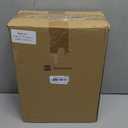 6 Pcs Christmas Ceramic Buildings Decoration, 4.4" to 9.4" White Christmas Tree & Houses Tealight Candle Holders Centerpiece Set for Winter Holiday Village Tabletop Mantel