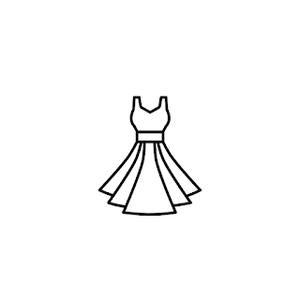 Women Dress Black, Size XL