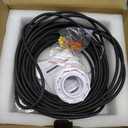 Nicheless Pool Lights for Inground Pool, 1.5 Inch LED RGBW Pool & Spa Lights, AC12V 18W, 50 ft Cord, Remote Control, Powered by Bridgelux LED Chips (Controller Not Supported)