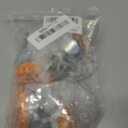 Antrader M10 Thread Adjustable Leg Leveler,2" Leveling Screw Leg,800 LB Capacity for Workbench,Machine,Cabinet & Heavy Duty Applications 4-Pack (Orange,Silver Tone)